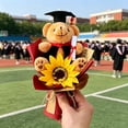 thumbnail image 5 of Graduation Bouquet Sunflower Mini Bear Doll Bouquet Graduation Gift Decoration, 5 of 6