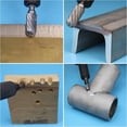 thumbnail image 4 of 2Pcs  Steel Grinder Carbide Rotary File Cylindrical Ball End Milling Cutter Grinding Engraving Double Groove, 4 of 6