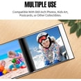 thumbnail image 2 of czcpp-Photo Album 8x8, 8x8 Photo Album Hold 68 Photos, Fabric Linen Cover 8x8 Photo Album Book with Front Window, Black Inner Page Photo Album for 8x8 Picture Artwork, Wedding Family Baby Photo Album, 2 of 4