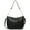 Black, variant on Small Shoulder Handbags for Women Waterproof Purse Soft Leather Crossbody Bags with Removable Shoulder Straps