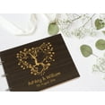 thumbnail image 5 of Darling Souvenir Personalized Engraved Laser Cut Wedding Guest Book Wooden Cover Sign-in Book Registry Guestbook Scrapbook-BC, 5 of 7
