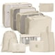 thumbnail image 1 of Bolsa de almacenamiento de viaje, juego de 10 piezas, organizador de ropa para equipaje de viaje, bolsa de almacenamiento, juego de almacenamiento simple y separado, 1 of 6