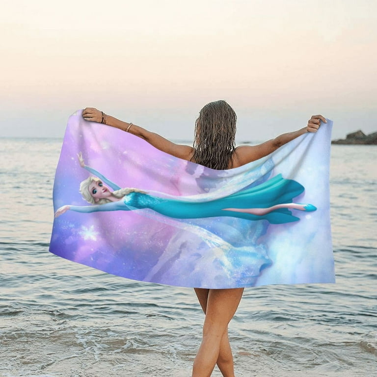 Frozen Beach Towel Absorbent Quick Dry Towels For Travel Lightweight Soft Microfiber For Cartoon Fans 27.5 X55 Walmart