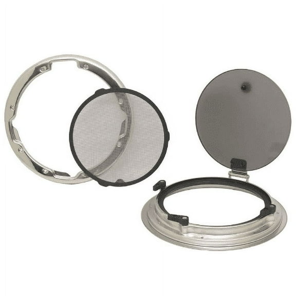 Bomar Boat Portlight Window GLG302GY06 | Marquis 10 3/4 Inch Smoke