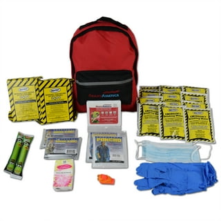 Sirius Survival Pre-Packed Emergency Survival Kit/Bug Out Bag for 2 - Over 150 Pieces, Black, adult Unisex, Size: Large