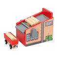 thumbnail image 1 of 1 Set Funny Train Toy Lumber Mill Wood Blocks Plaything Kids Educational Toy, 1 of 7