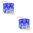 thumbnail image 1 of Monstrate USB LED Home Office Garden Impermeable Control remoto Temporizador Lámpara String 20m 200LEDs Azul azul 20m 2piezas Monstrate CBP144886, 1 of 6