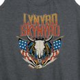 thumbnail image 3 of Lynyrd Skynyrd - Americana Steer Skull - Women's Racerback Tank Top, 3 of 5