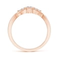 thumbnail image 2 of ANGARA Natural 0.11 Ct. Diamond Infinity Promise Ring in 14K Rose Gold for Women (Ring Size: 11.5), 2 of 8