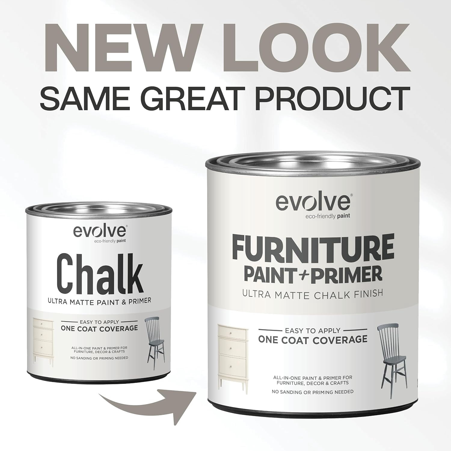 Evolve Ultra Matte Chalk Paint, Eco-Friendly Paint and Primer, Coral Veil, 30 fl oz, Pack of 1