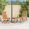 thumbnail image 1 of vidaXL Folding Garden Chairs 2 pcs Solid Teak Wood, 1 of 7