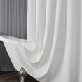 thumbnail image 2 of Shower Curtain, White Shower Curtains for Bathroom, 3D Embossing Washable Waterproof Cloth Fabric Shower Curtain Set with 12 Hooks, 72 x 72 Inches, 2 of 5