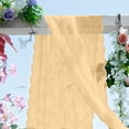 thumbnail image 6 of SLYNSHome Sheer Lace Window Scarf, Lightweight Decorative Wedding Drape,Gold Semi Transparent Voile Curtain Swag for Outdoor Arbor Gazebo Party Decor, 6 of 6