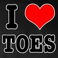thumbnail image 3 of CafePress - I Heart (Love) Toes Long Sleeve Dark T Shirt - Long Sleeve Dark T-Shirt, 3 of 4