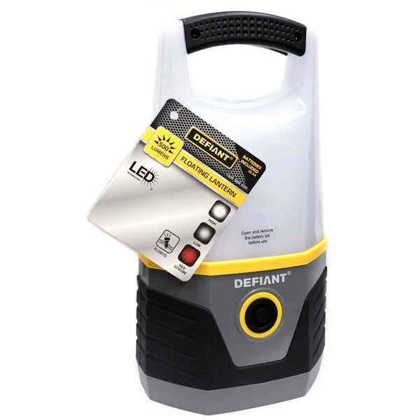 Defiant LED Floating Lantern with Batteries Combo Pack 500 Lumens (1