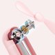 thumbnail image 3 of Ventilador de Mano Recargable 3 Velocidades Mini con Power Bank Linterna Rosa, 3 of 8