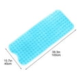 thumbnail image 6 of Bowayaoa Clearance Extra Long Non-Slip Bath Mat 39x16 Inch, 200 Suction Cup Shower Floor Mat - PVC Machine Washable Bathroom Mat for Elderly Safety, Anti-Mold Drainage Holes, 6 of 7