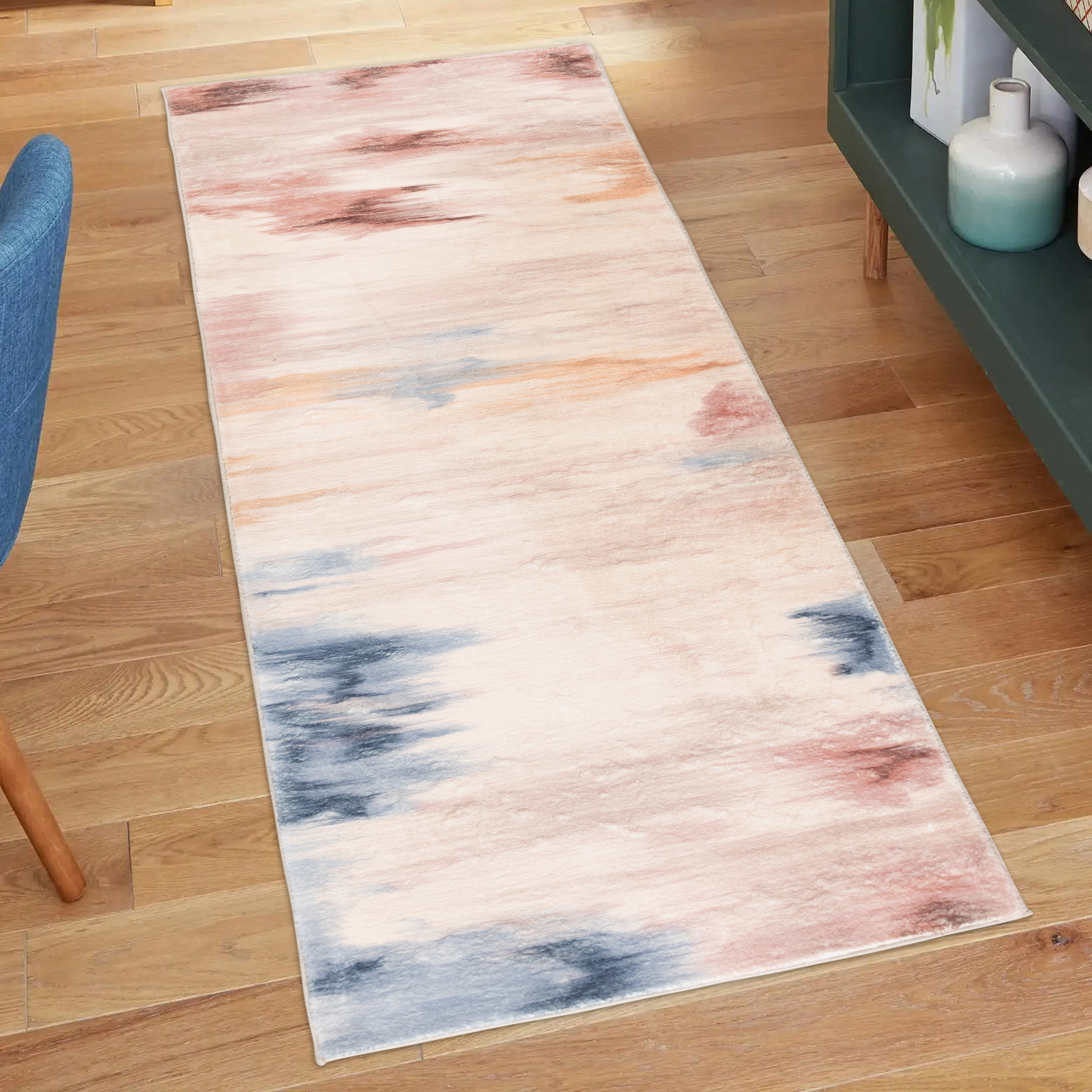 Better Homes & Gardens Jenni Multicolor Abstract Runner Rug, 2'6"x8'