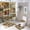Color-1yushi, variant on Exotic Fruit Collage Travelogue Shower Curtain Set Modern Bathroom Decor Mats 4pcs Fabric Bathroom Curtain Slip Floor Rug Toilet Lid