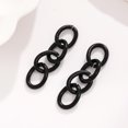 thumbnail image 1 of Nvzi Cadena extensible negra de cuatro secciones, 50 piezas, 1,1 * 0,28 pulgadas, cadena extensible ajustable para joyería, cadena para hacer joyas DIY, cadena extensible para llaveros y pulseras., 1 of 5