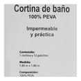 thumbnail image 3 of Cortina de Baño Home Creations Gris 13 Piezas, 3 of 3