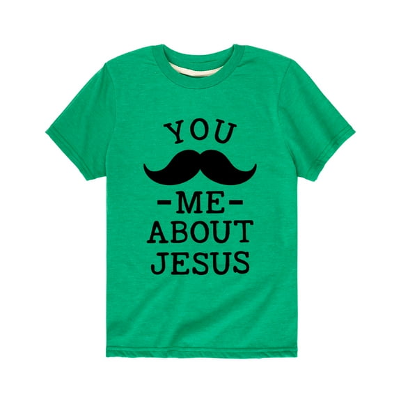 Solid Light - Mustache About Jesus - Youth Short Sleeve Tee