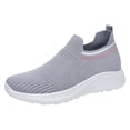 thumbnail image 2 of NexTorq Women's Walking Tennis Shoes Slip On Sneaker Comfortable Lightweight Casual Athletic Gym Shoes Gray 37, 2 of 5