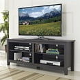 thumbnail image 1 of Pemberly Row 58" Wood TV Stand Media Console in Charcoal, 1 of 6