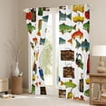thumbnail image 3 of Homewish Big Bass Fish Blackout Curtains Set of 2 (52x84 Each) for Kids Children Teens,Fishing Theme Window Curtains,Rustic Farmhouse Curtains and Drapes,Luxury Bedroom Decor, 3 of 6