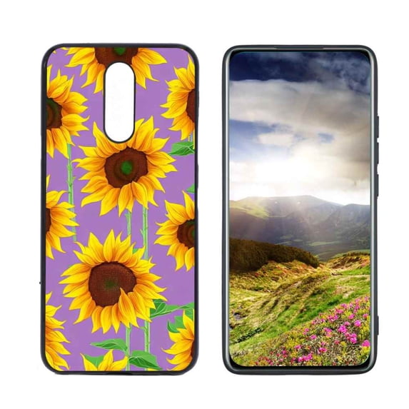 Sunflowers-325 Phone Case, Degined for LG Xpression Plus 2 Case Men Women, Flexible Silicone Shockproof Case for LG Xpression Plus 2
