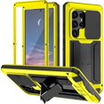 thumbnail image 1 of Waterproof Case For Samsung Galaxy S24 Ultra/ S24 Plus/ S24 Aluminum Metal Frame Slide Camera Cover Kickstand Full Body Shockproof, 1 of 5