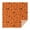 Halloween Orange Background, variant on Halloween Orange Background Icons Square Tablecloth,Waterproof Square Table Cover,Wipeable Spillproof Washable Table Cover for Home Kitchen Party Decor 42"X42"(107x107cm)