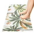thumbnail image 2 of Bath Mat Soft Plush Non-Slip Absorbent Bathroom Rugs 39"x20" Palm Tree Leaf, 2 of 8