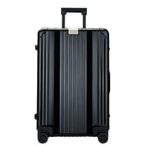 All Aluminum-magnesium Alloy Luxury Entire Hard Metal Case 24" Luggage Black
