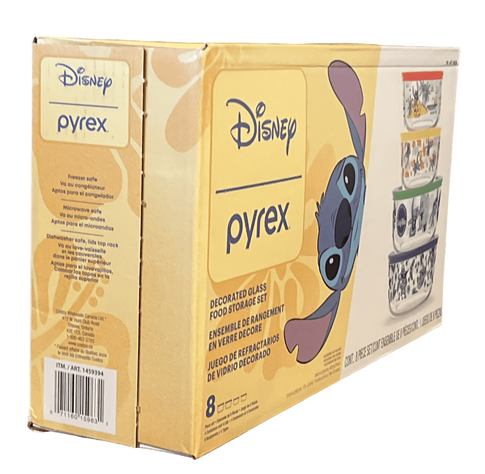 Disney Stitch Food Storage Set (8 Count)