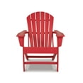 thumbnail image 3 of Signature Design by Ashley Contemporary Sundown Treasure Adirondack Chair  Red, 3 of 9