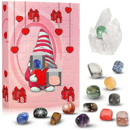 

Girls Advent Calendar 2024 Christmas Valentines Day Natural Stones Countdown Calendars 24 Days Xmas Count Sand Glass Timer 3 10 45 Min Retro Kitchen Timer Digital Animal Kitchen Timers for Cooking