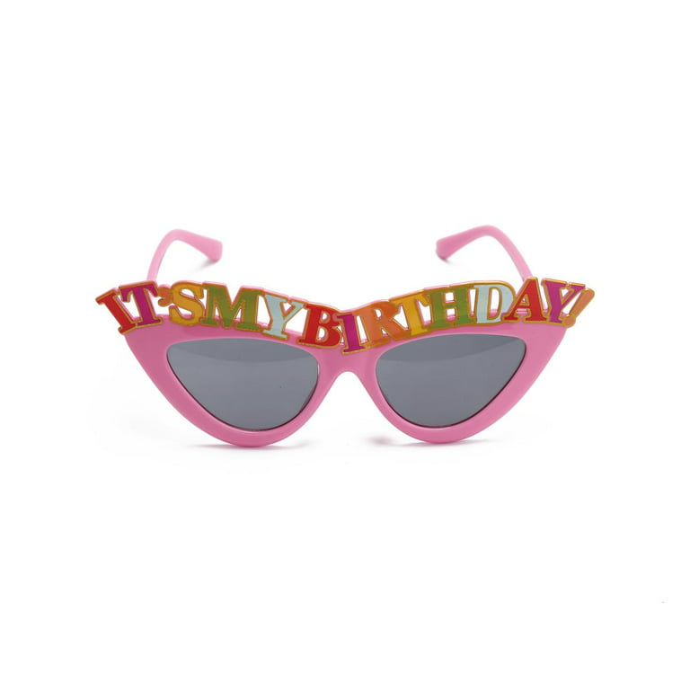 Its My Birthday Adult Fancy Birthday Party Glasses, Way to Celebrate!, Size: 5.5 inch x 6.75 inch x 2.5 inch