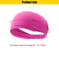thumbnail image 4 of Diademas Deportivas Banda para el sudor en la frente Antideslizante Transpirable Elástico para Hombres Mujeres Rosa Rojo Rojo Likrtyny Para estrenar, 4 of 5