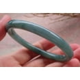 thumbnail image 5 of Certified Icy Green Burma Natural A JADE Jadeite Circle Bangle Bracelet 53 mm 657839 TN, 5 of 12