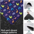 thumbnail image 3 of DarkBlue Dinosaurs with Shapes Pattern Kitchen Rugs Sets Of 3,Kitchen Runner Rugs Non Skid Washable,Decorative Kitchen Floor Mats for Kitchen,Sink,Laundry,17"x30"+ 17"x47" + 17"x59", 3 of 6