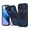 Blue, variant on CaseArtistry New Phone Case For Google Pixel 10A, Shockproof Ring Kickstand Rugged Magnetic Case Flip Camera Cover, Orange