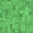 thumbnail image 1 of Ahgly Company Indoor Square Patchwork Emerald Green Transitional Area Rugs, 3' Square, 1 of 4
