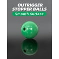 thumbnail image 3 of BLUEWING Outrigger Ball Stops 2pcs Fishing Rigging Ball Plastic Pair Fishing Line Equipment, Green, 3 of 6