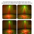 thumbnail image 4 of Sonido acometido haz de haz de haz de luz Lámpara LED Fiesta de boda Linternas Clubes de control de voz Kit de iluminación de karaoke Decoración de la habitación Decoración recargable Tipo Vogacara HA009841-02B, 4 of 6