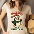 thumbnail image 4 of BPenguin Graphic Tee | Funny Chill Out Shirt | Unisex Casual T-Shirt, Ash, Size 3XL, 4 of 6