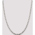 thumbnail image 5 of Sterling Silver 5.75mm Diamond-Cut Rope Chain (24 X 5.75) Made In Italy qdc120-24, 5 of 5
