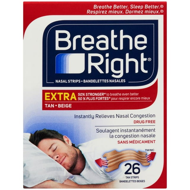 Nasal Bandes Extra Fortes Beige 26 Unités