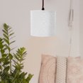 thumbnail image 3 of OULII Hollow Lampshade Iron White Square 1Pack, 3 of 8