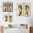 thumbnail image 4 of Designart "Neo-Tokyo Monarch Empress of Futuristic Japan V" Fashion Woman Framed Wall Art Set Of 2 - Glam Orange Framed Wall Art Set Of 2, 4 of 6